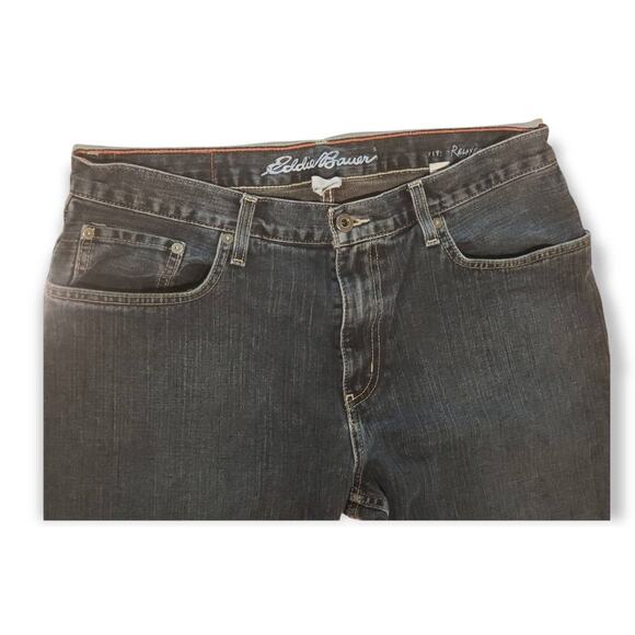 Eddie Bauer Specially Dyed Denim Blue Jeans Mens 34x30 - Picture 3 of 7